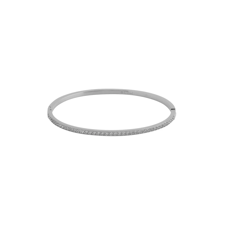 Bracciale rigida acciaio con luminosas GB