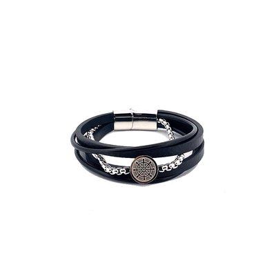 Bracciale uomo acciaio timone GB