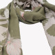 Scarf with floral and butterfly print GB