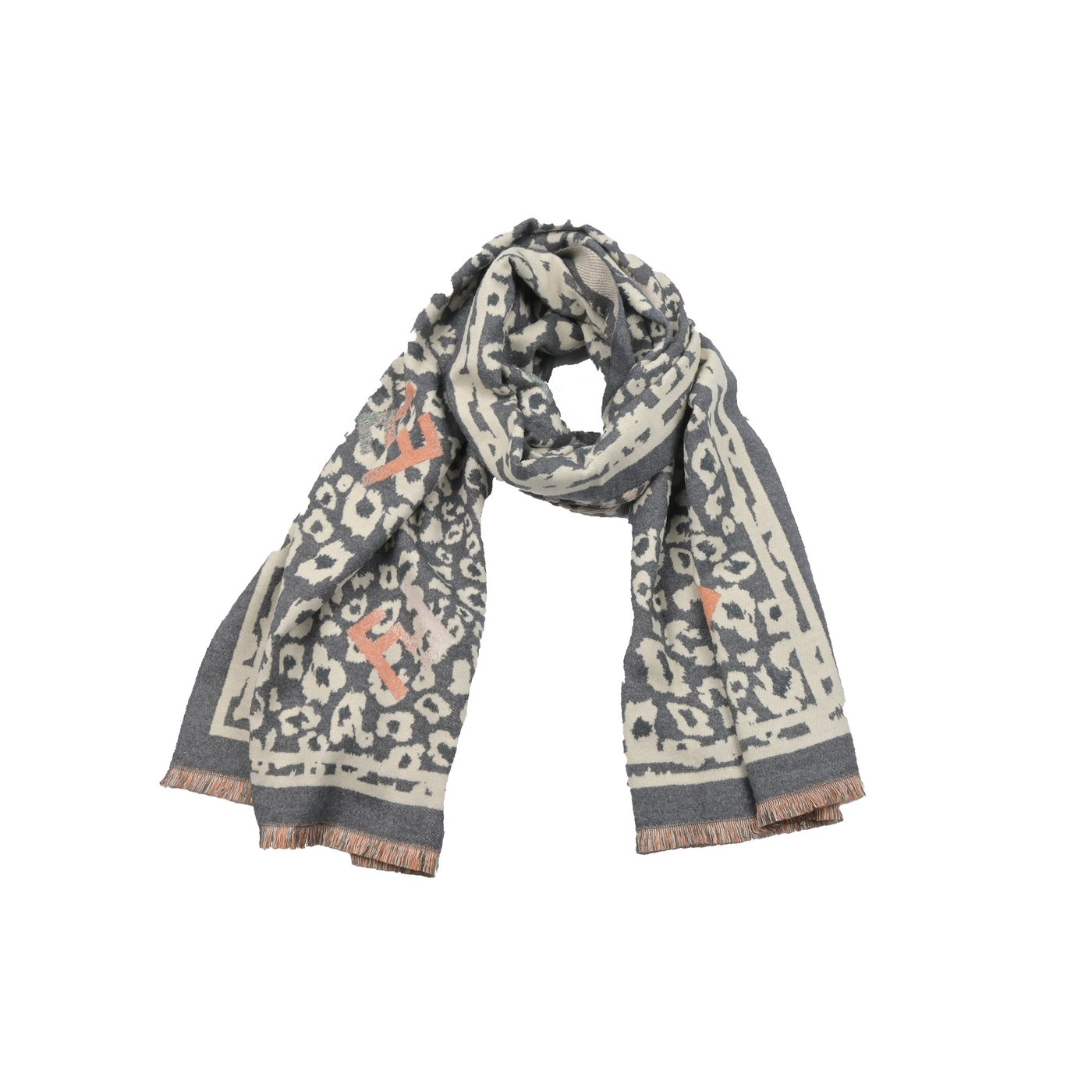 Foulard à imprimé animalier GB