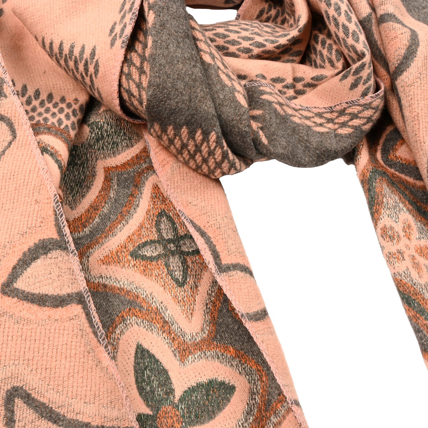 Scarf with colorful floral pattern GB