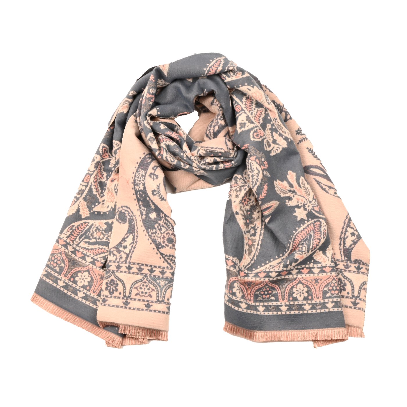 Retro floral scarf GB