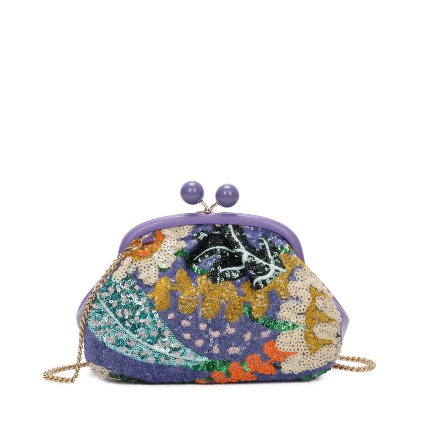 Borsa da festa con cerniera GB