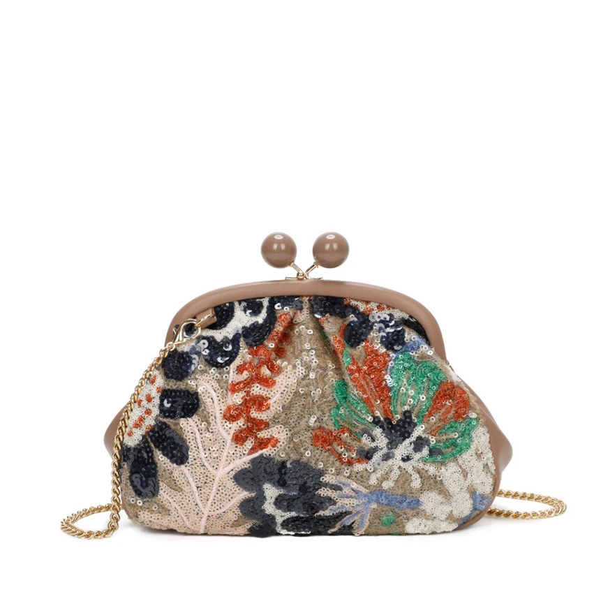 Borsa da festa con cerniera GB