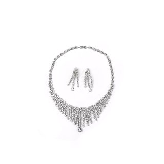 Semi precious set leaf shape GB