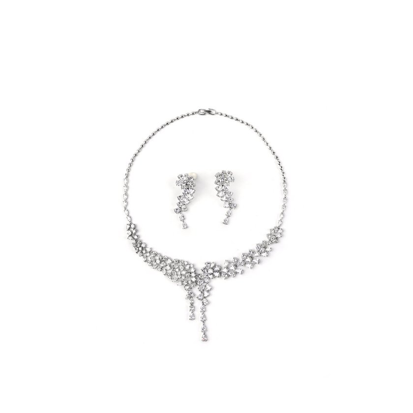 Semi precious set flower GB