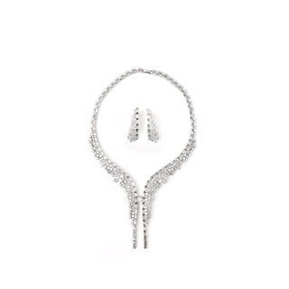 Set semi preziose con fiore colore GB