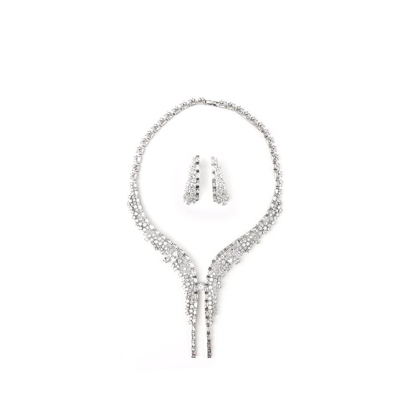 Set semi preziose con fiore colore GB