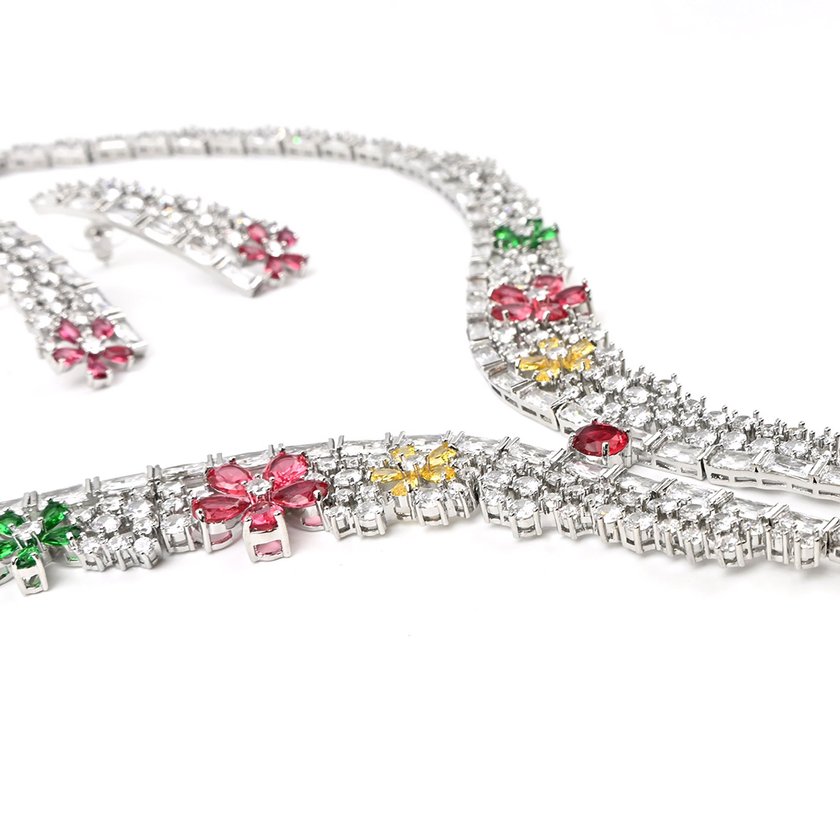 Semi precious set flower colors GB