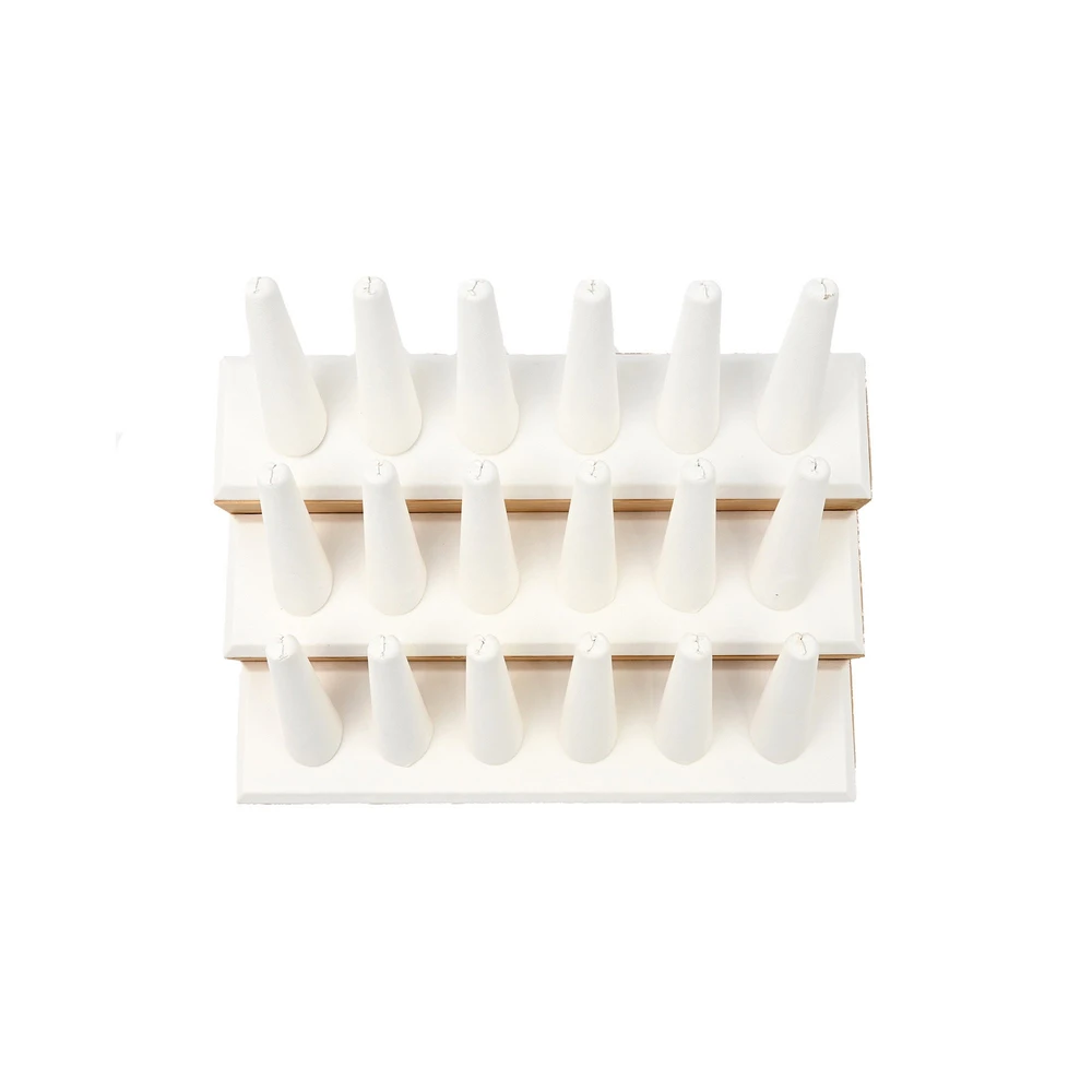Expositor de anillos blanco GB