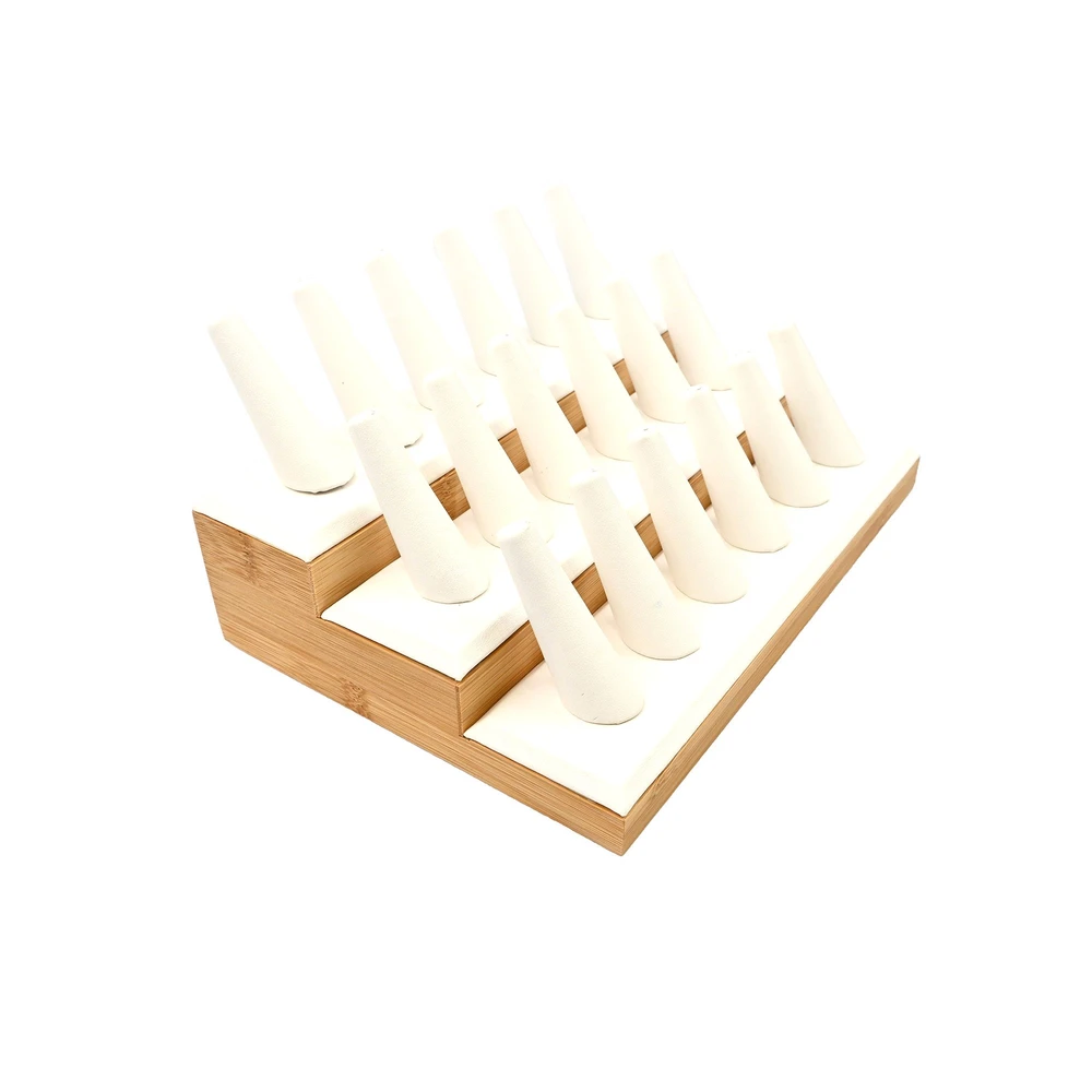 Expositor de anillos blanco GB