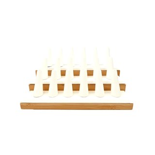 Finger ring exhibitor white GB