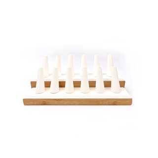 Expositor de anillos blanco GB