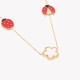 Steel necklace ladybugs GB