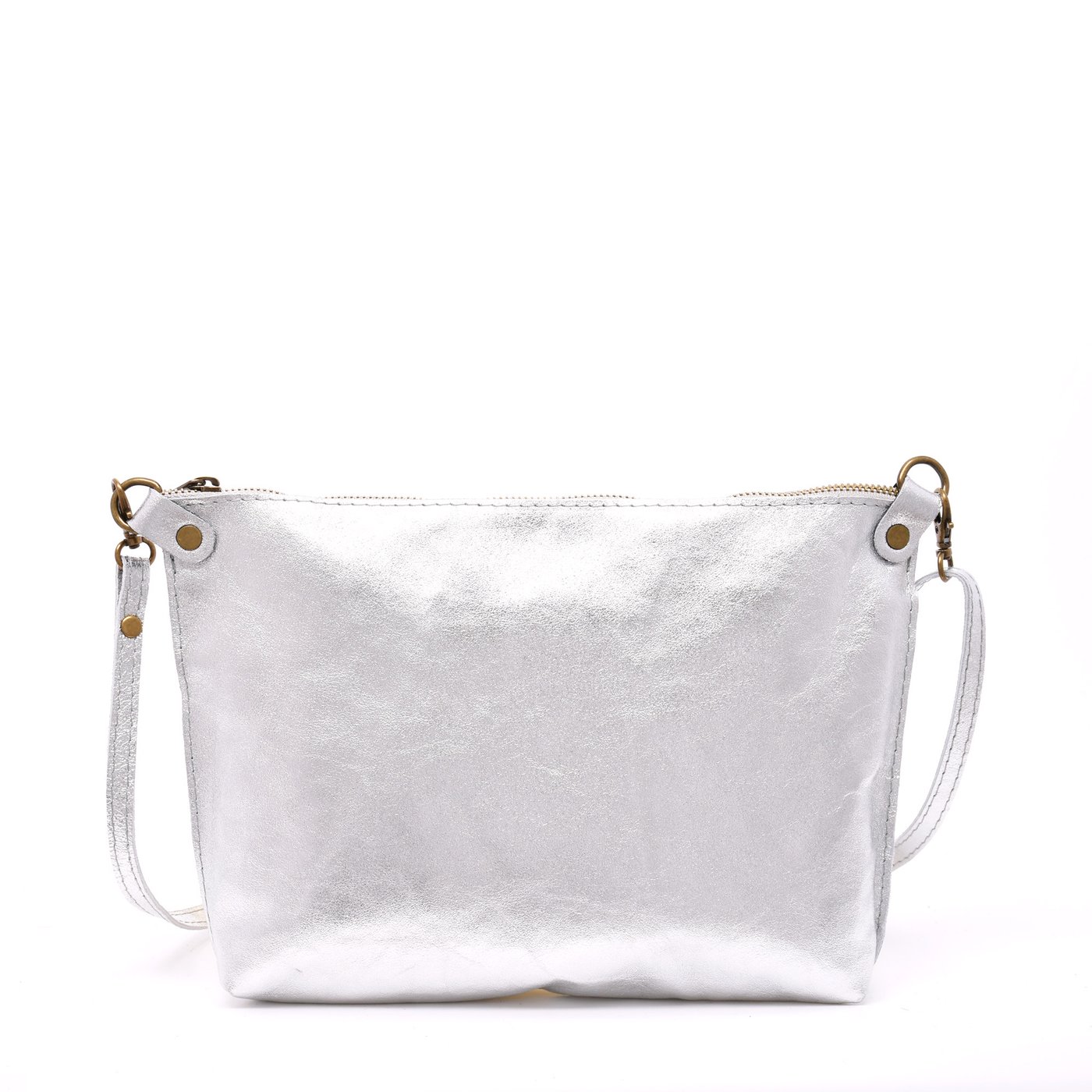 Leather glitter crossbody bag GB