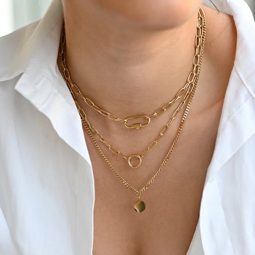 Collana d\'acciaio collegato GB