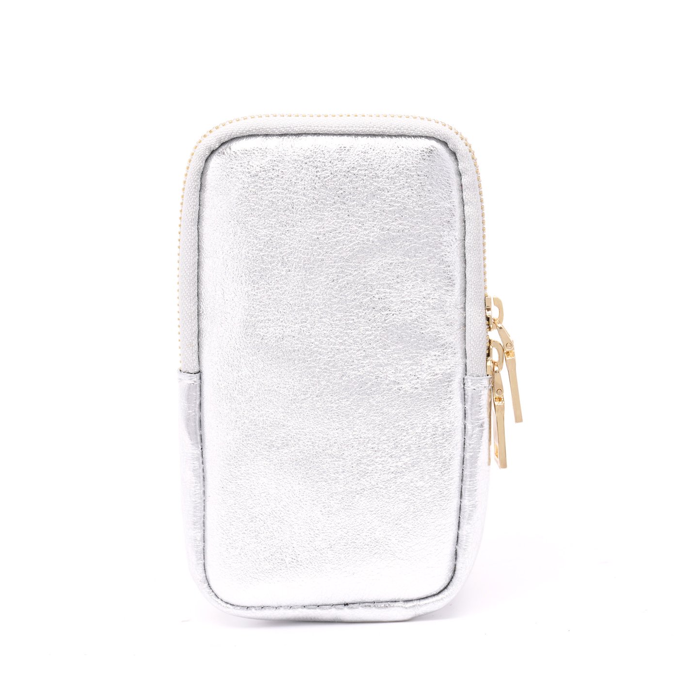 Porta cellulare in pelle metallizzata GB