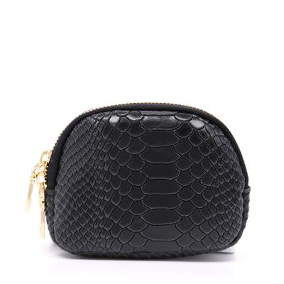 Porte-monnaie en cuir croco GB