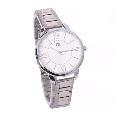 Montre analogique argent | fond blanc GB