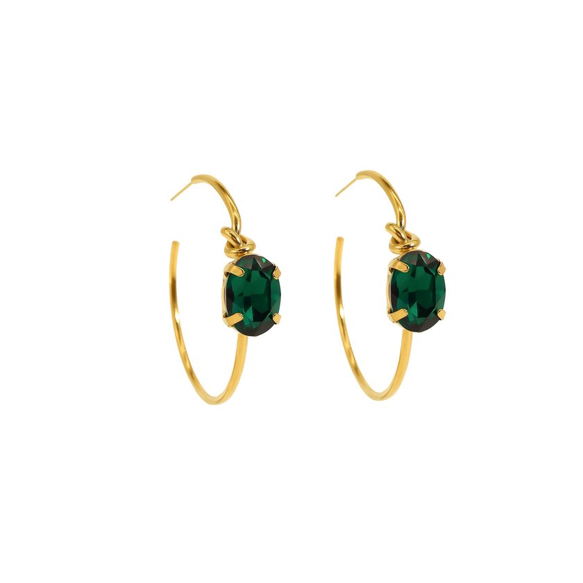 Thin steel hoops knot brilliant GB