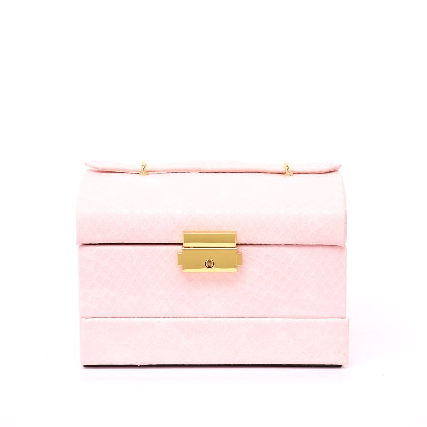 Small jewelry box with croco texture GB Small jewelry box with croco texture GB