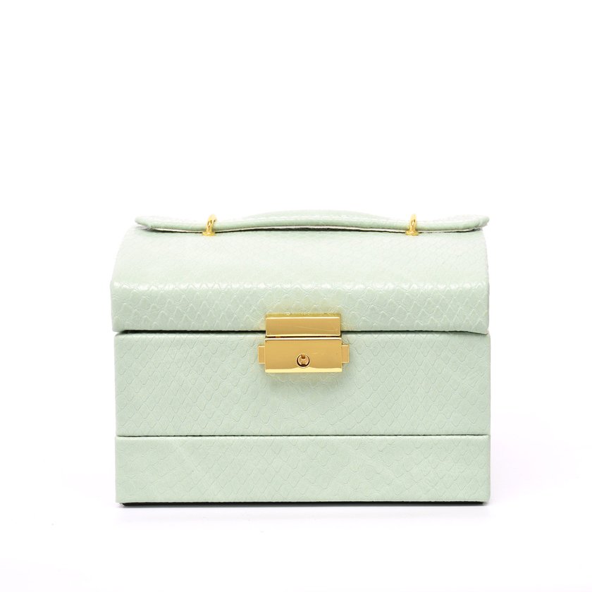 Small jewelry box with croco texture GB Small jewelry box with croco texture GB