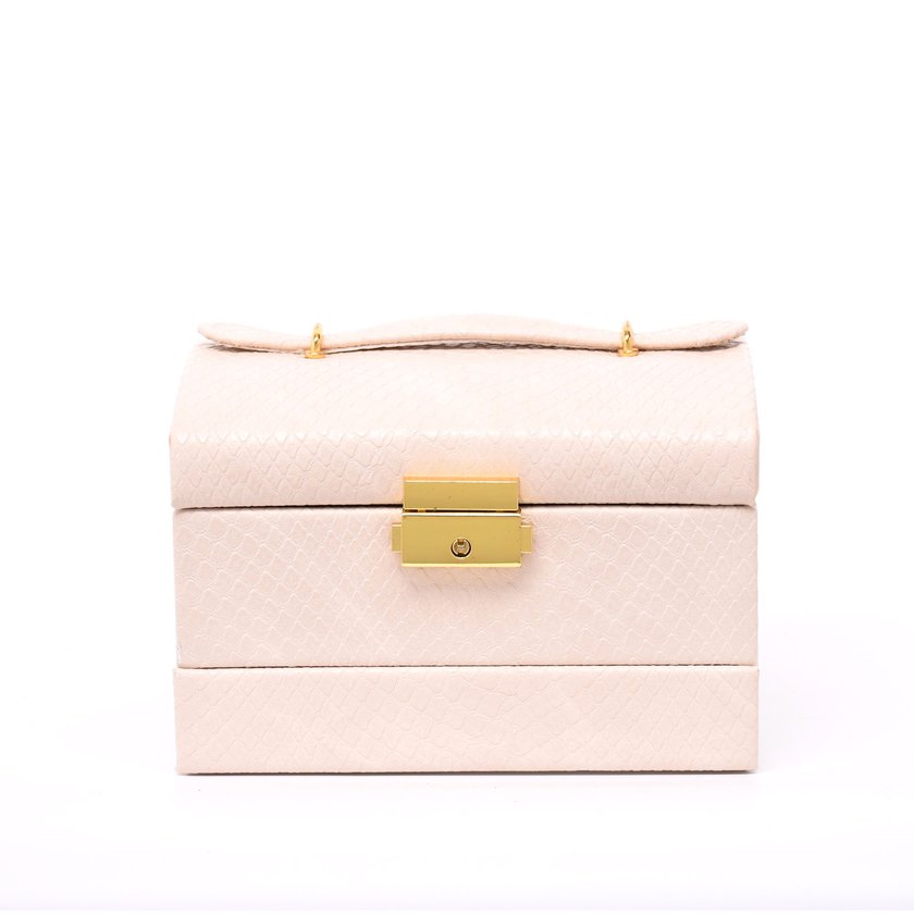 Small jewelry box with croco texture GB Small jewelry box with croco texture GB