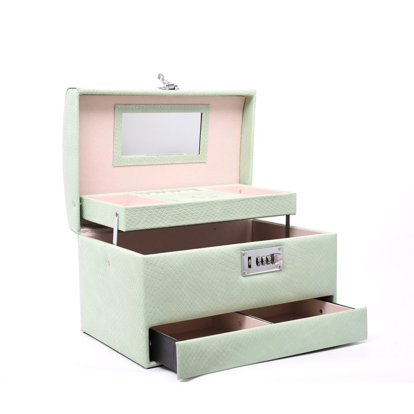 Croco large jewelry box GB Croco large jewelry box GB