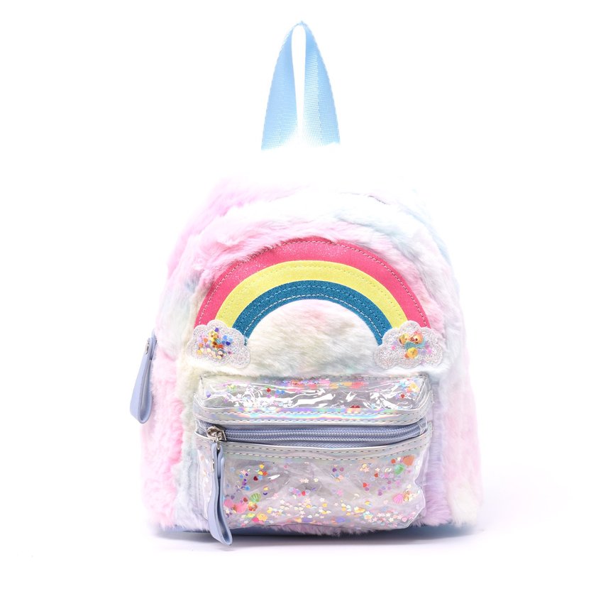 Rainbow Fur Children's Backpack GB