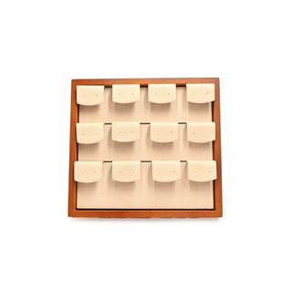 Exposant de boucles d'oreilles beige GB