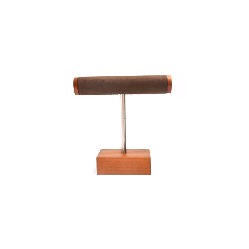 T-shaped exhibitor for jewelry brown GB