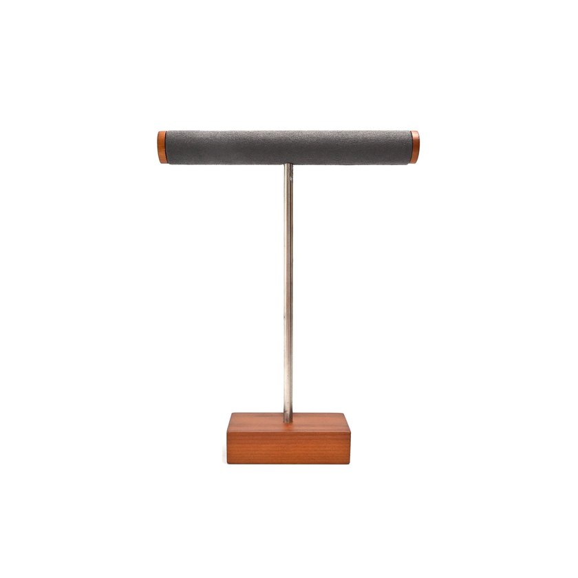 T-shaped exhibitor for jewelry grey GB