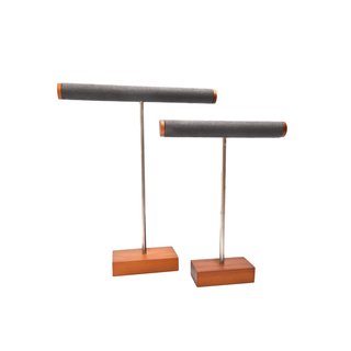 T-shaped exhibitor for jewelry grey GB