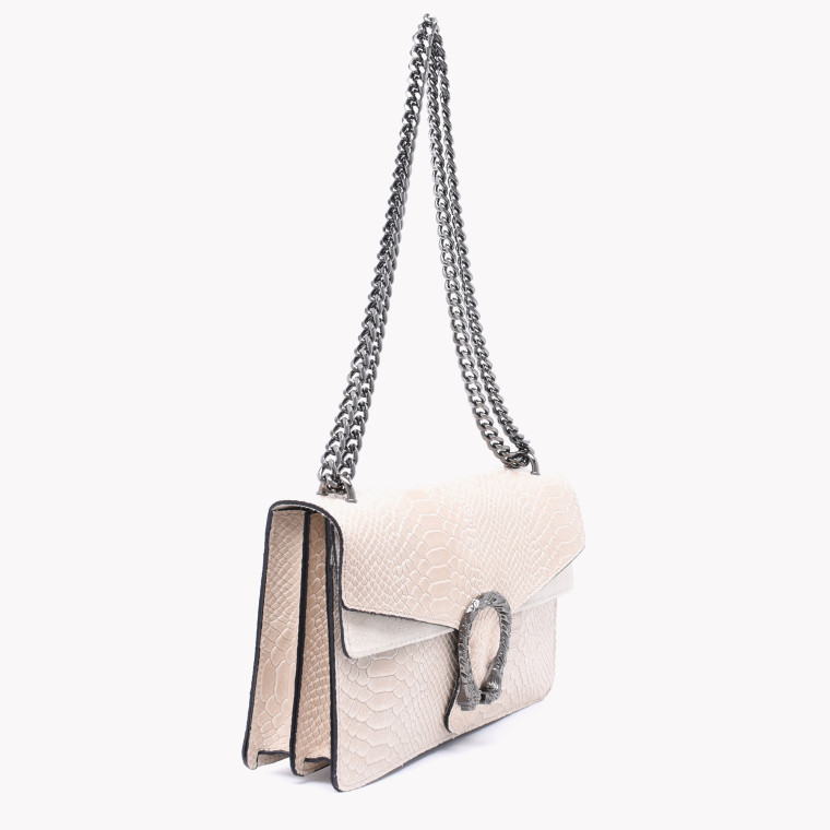 Textured leather bag GB 