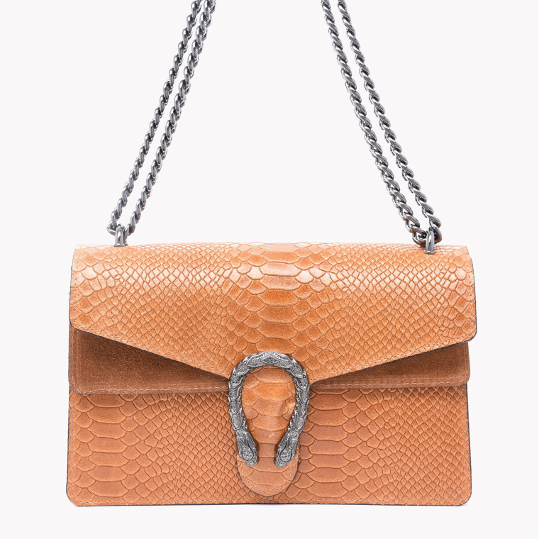 Textured leather bag GB 