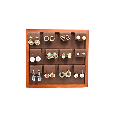 Exhibitor for earrings brown GB