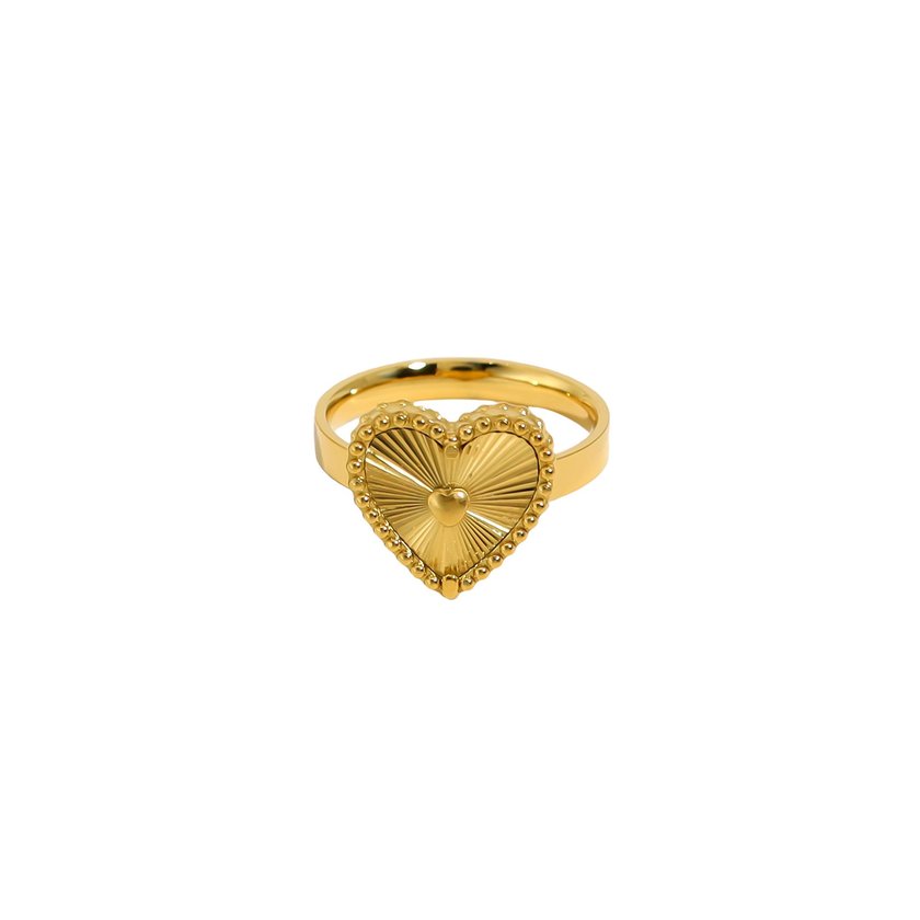 Steel ring heart texture GB