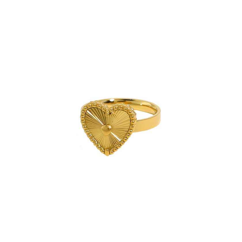 Steel ring heart texture GB