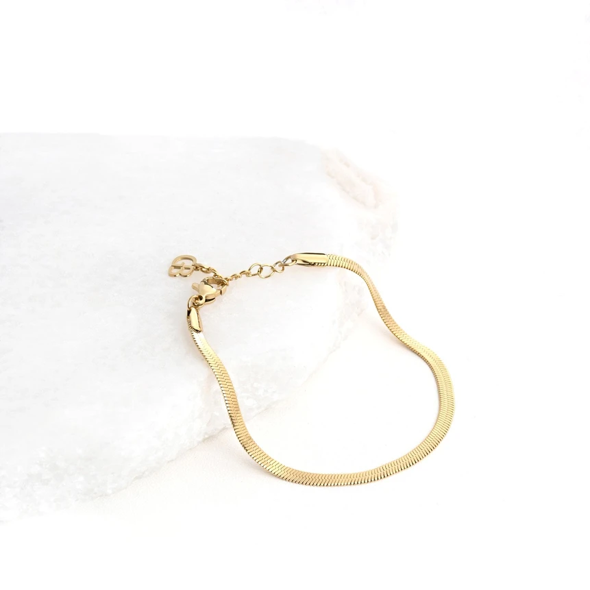 Bracciale in acciaio semplice 3mm GB