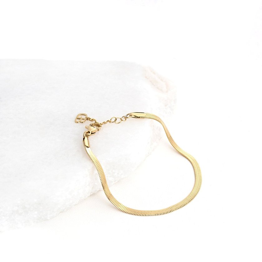 Bracciale in acciaio semplice 3mm GB
