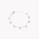 Steel bracelet zirconia stones GB