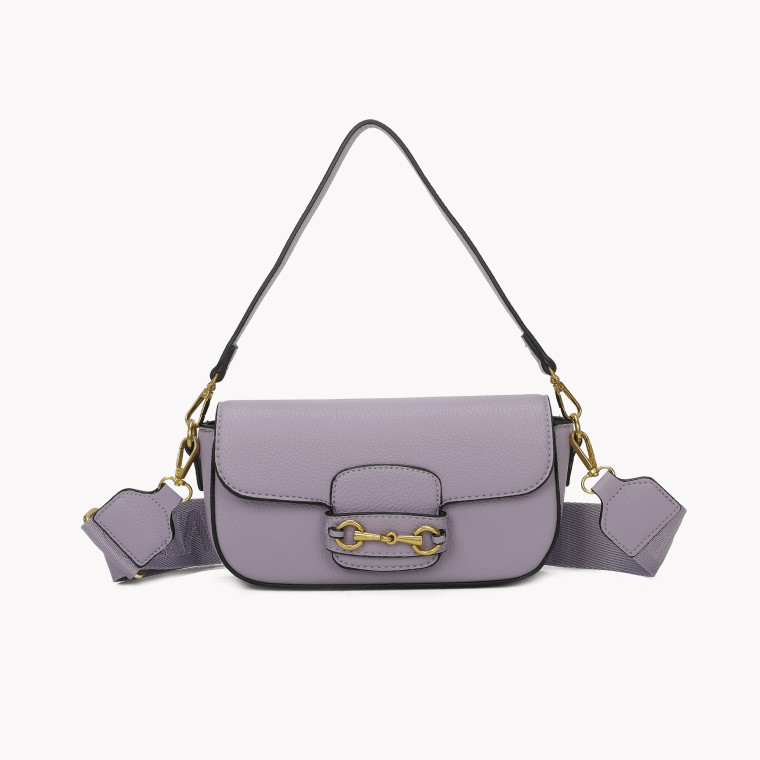 Shoulder bag with combined crossbody strap GB