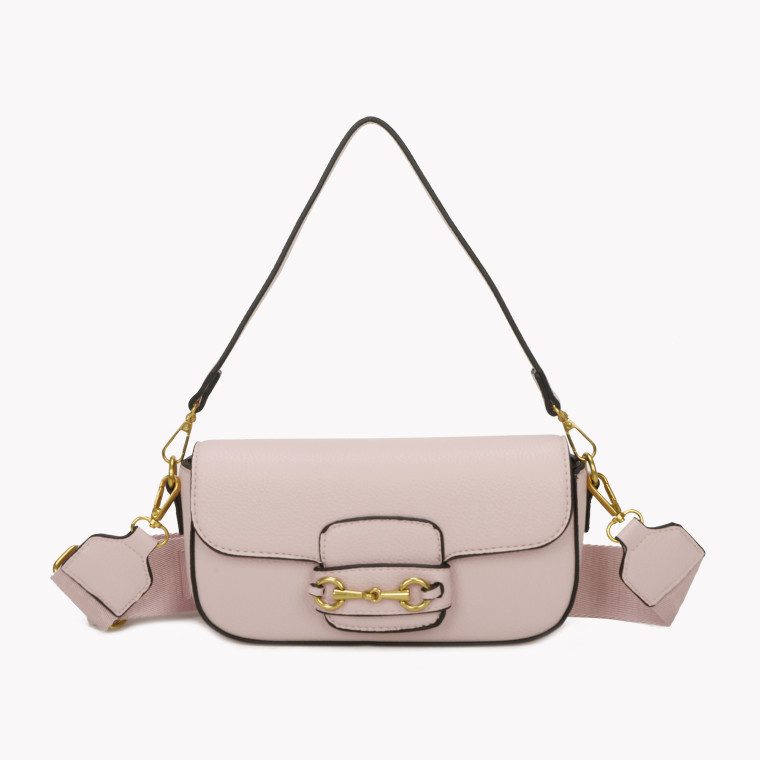 Shoulder bag with combined crossbody strap GB