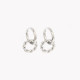 Stainless steel hoops double interlaced GB