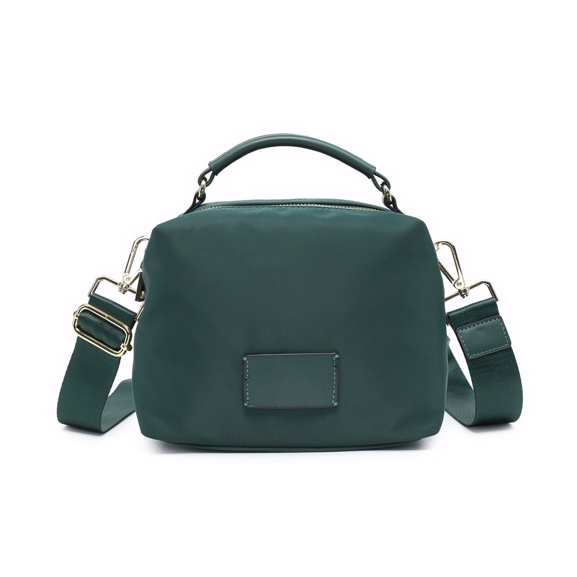 Nylon shoulder bag with adjustable strap GB