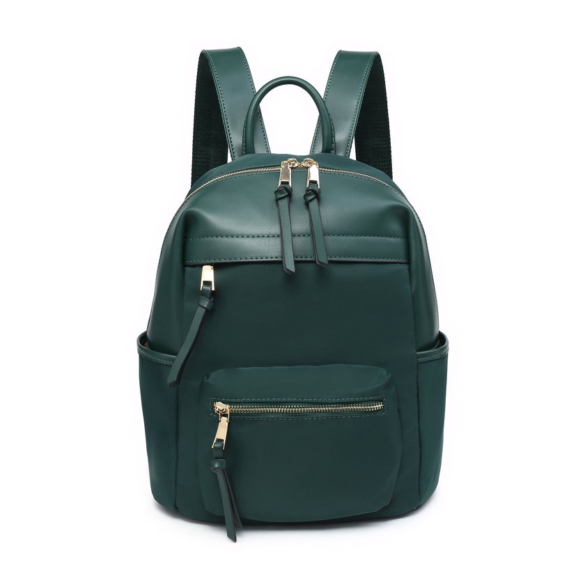 Mochila nylon com múltiplos bolsos GB