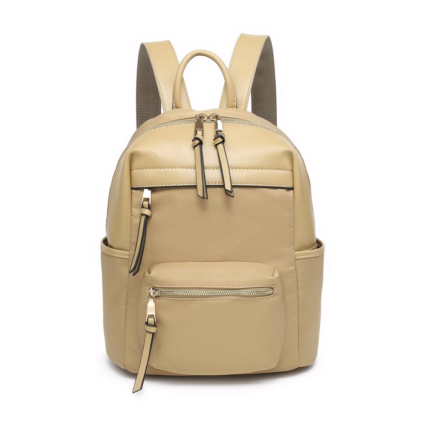 Mochila nylon com múltiplos bolsos GB