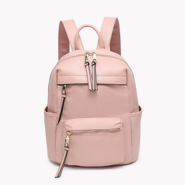 Nylon backpack with multiple GB pockets