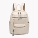 Nylon backpack with multiple GB pockets