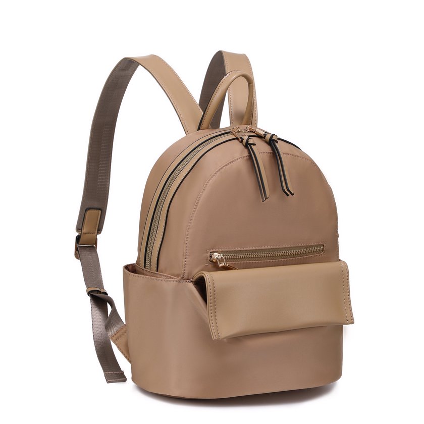 Nylon backpack with several GB pockets